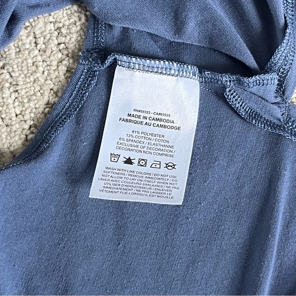 Nike‎ Yoga Dri-Fit Tank Top - Blue - Picture 7 of 7